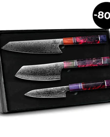 Set de Couteaux Damas Gyuto | Édition Limitée