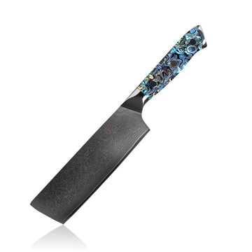 Couteau Nakiri Damas Sheru