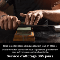 Set de couteaux Premium (+ bloc à couteaux & aiguiseur GRATUIT)
