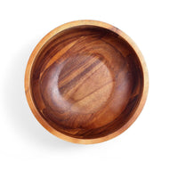 Set de Saladiers en Bois d'Acacia – 3 Bols avec Couverts à Salade
