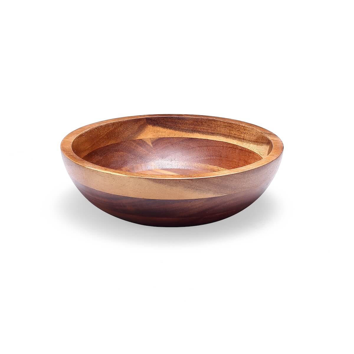Set de Saladiers en Bois d'Acacia – 3 Bols avec Couverts à Salade