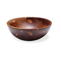 Set de Saladiers en Bois d'Acacia – 3 Bols avec Couverts à Salade