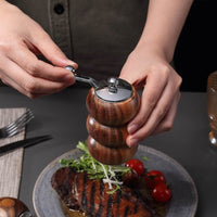 Salière & Moulin à Poivre – Set de 2 en Bois d'Acacia