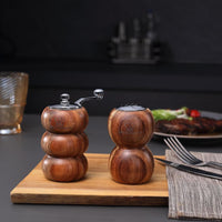 Salière & Moulin à Poivre – Set de 2 en Bois d'Acacia