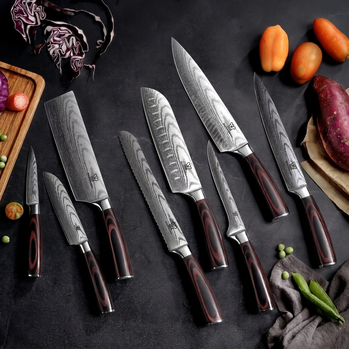 Équipement Complet en Bois Pakka – Équipement de Cuisine Parfaitement Assorti