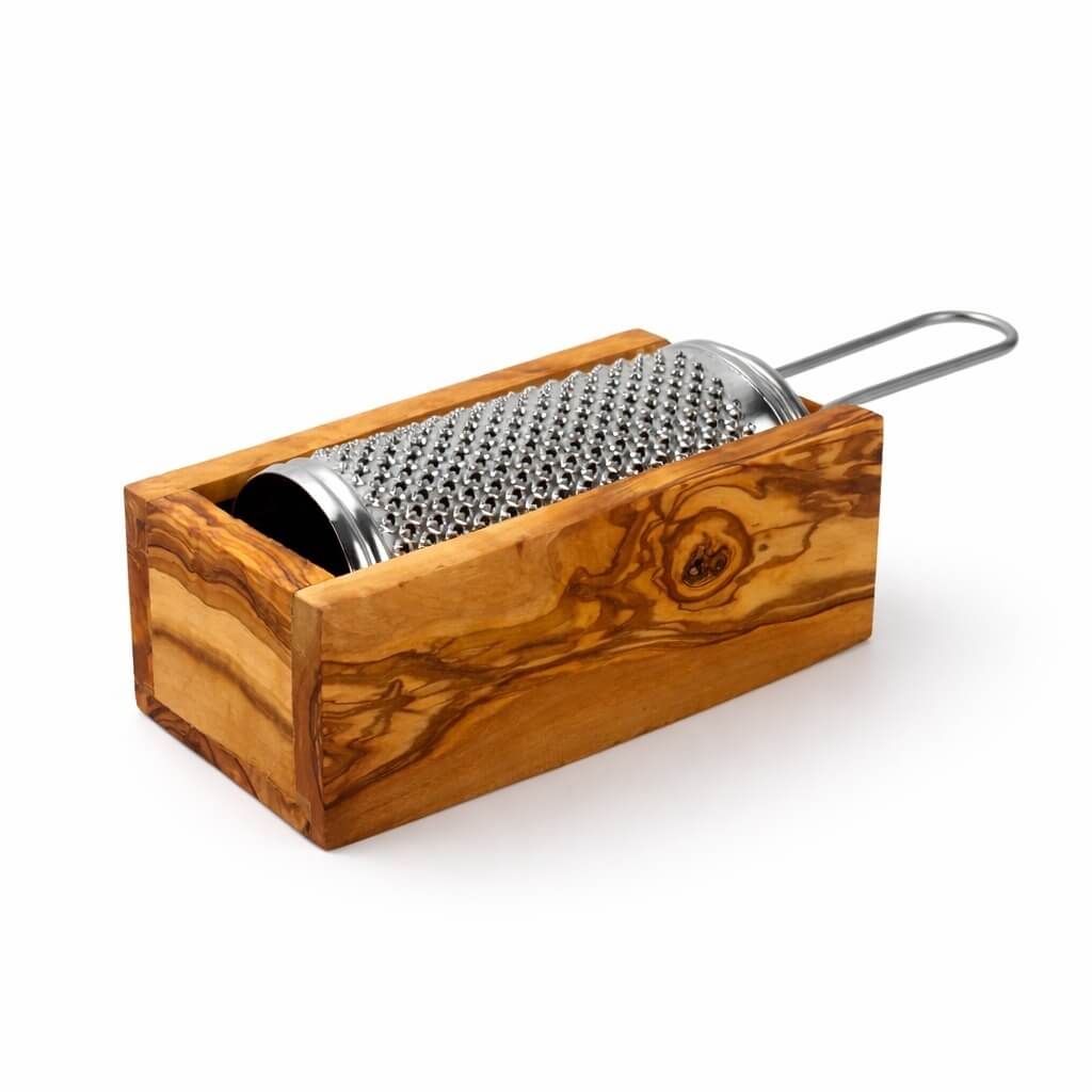 Râpe à Parmesan en Bois d'Olivier - Grande