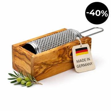 Râpe à Parmesan en Bois d'Olivier - Grande