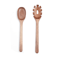 Set de Saladiers en Bois d'Acacia – 3 Bols avec Couverts à Salade