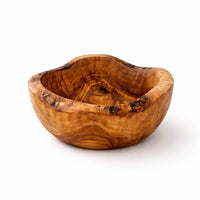 Bol en Bois d'Olivier - Bord Rustique (Ø 14 cm)