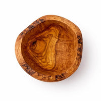 Bol en Bois d'Olivier - Bord Rustique (Ø 14 cm)