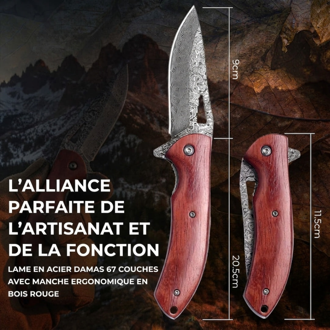 Couteau de Poche Damas Heritage