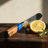 Couteau Santoku Damas Aoki