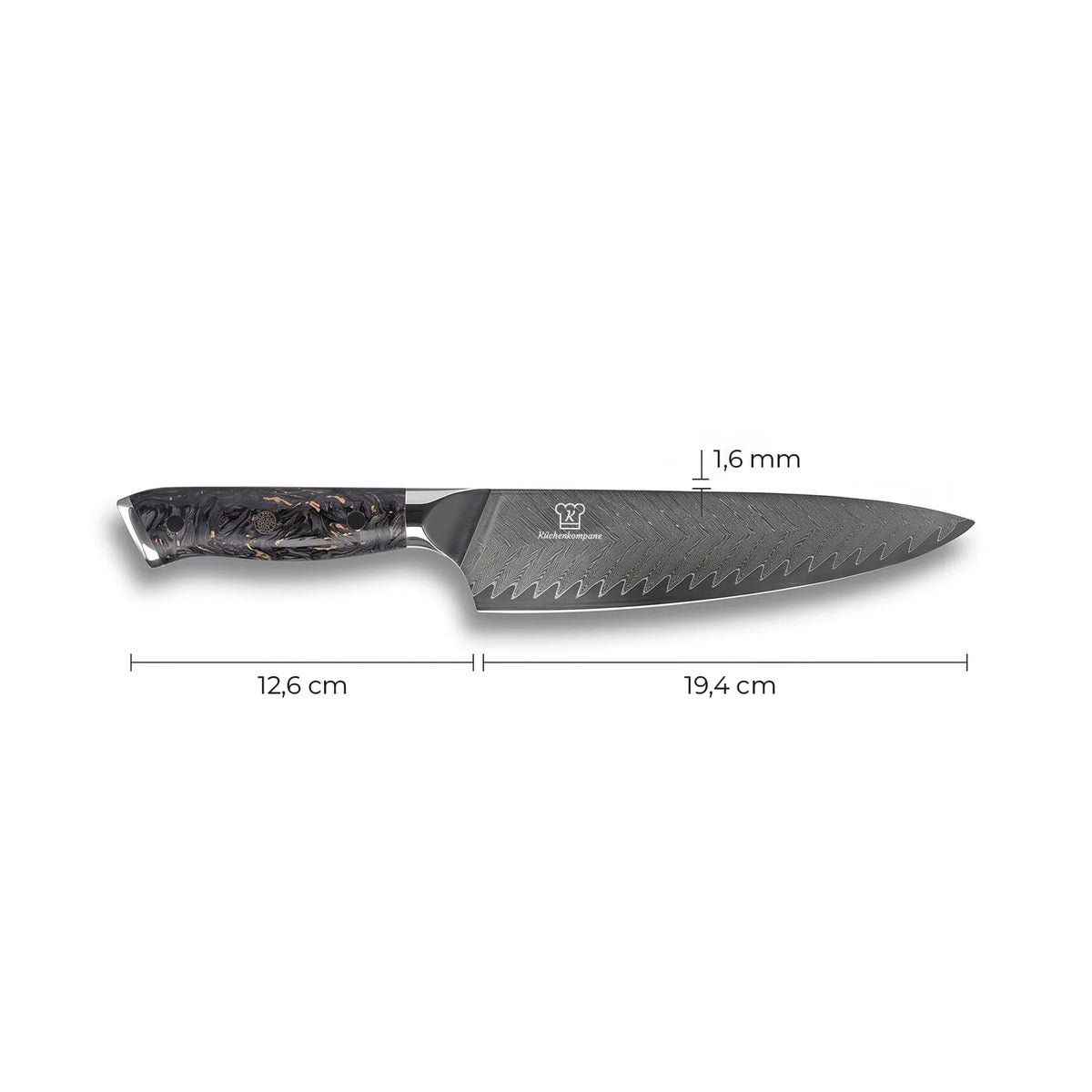Couteau de Chef Damas Kiiro
