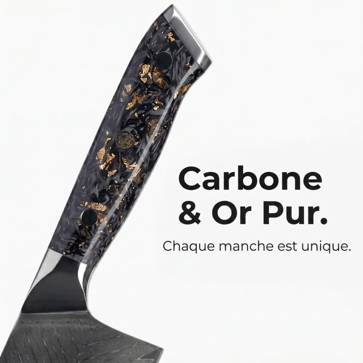 Couteau Nakiri Damas Kiiro