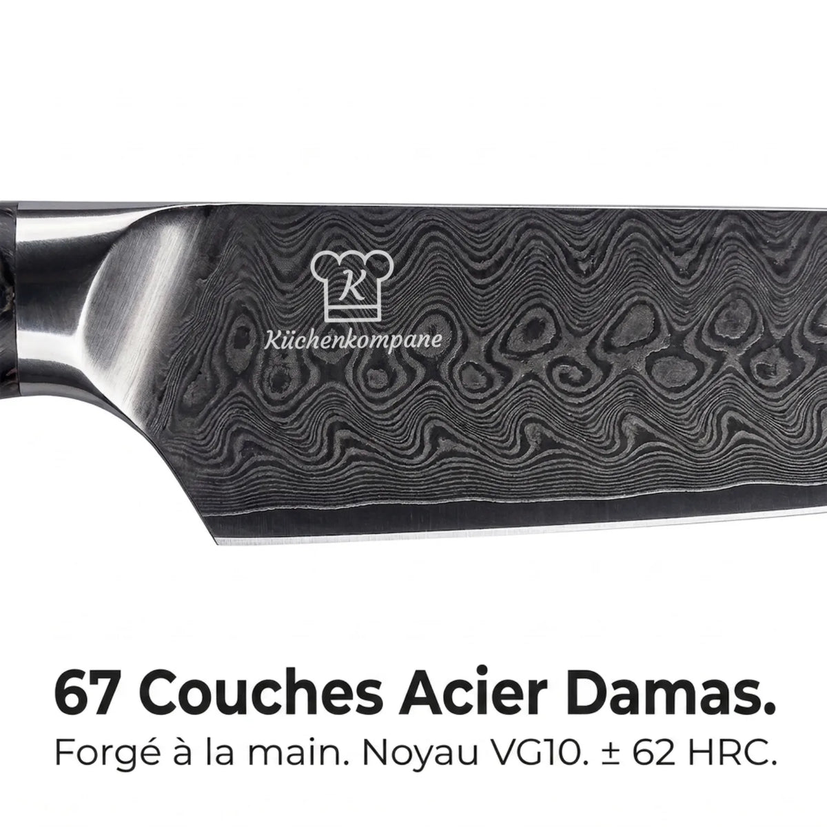 Couteau Office Damas Kiiro