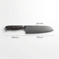 Couteau Santoku Damas Kiiro