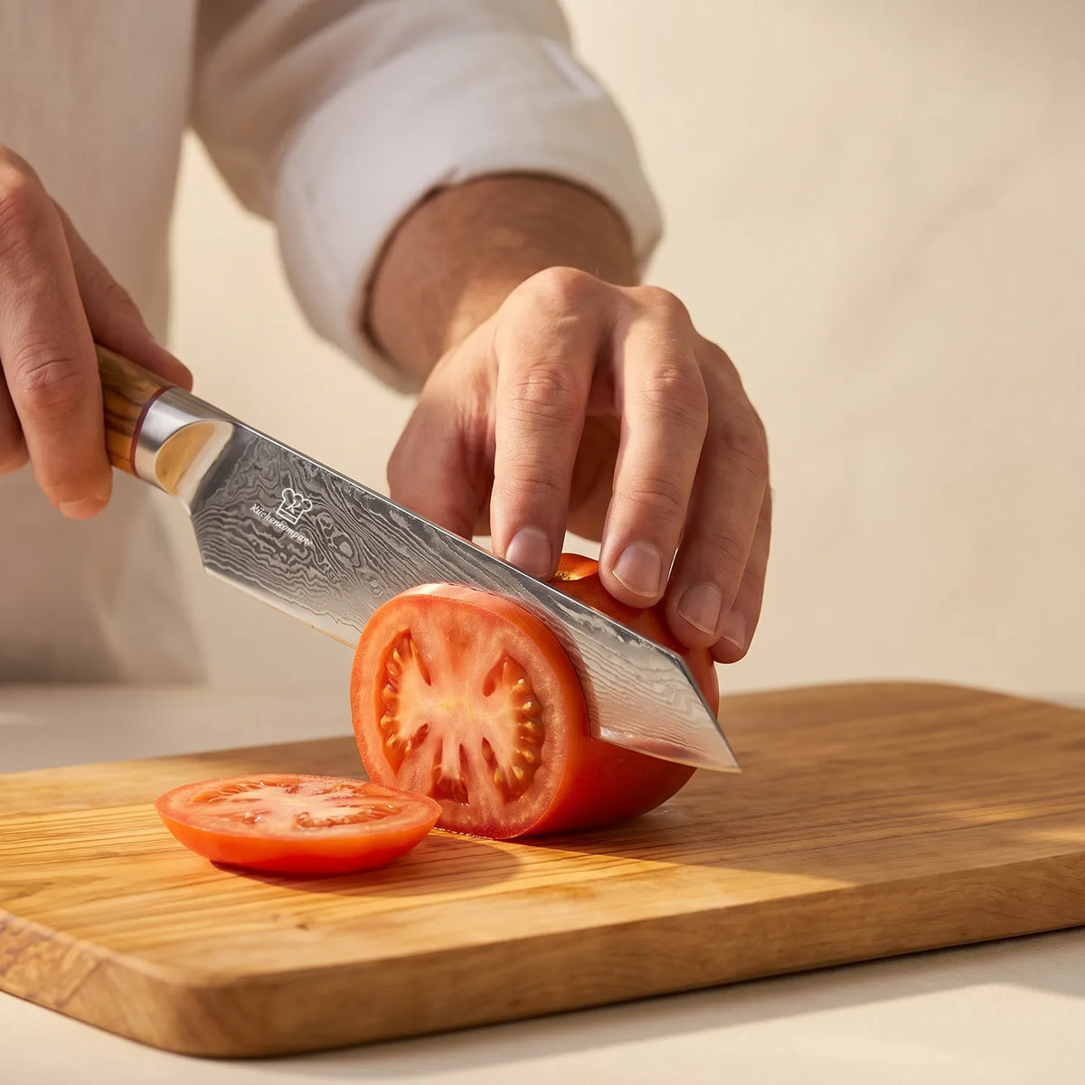 Couteau de Chef Damas Mokuzai