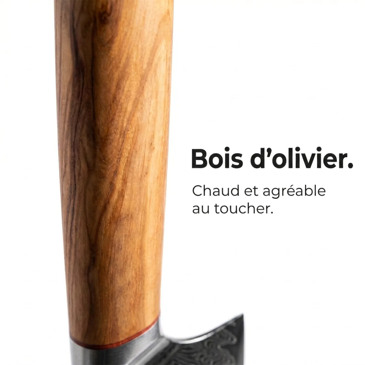 Couteau Santoku Damas Mokuzai