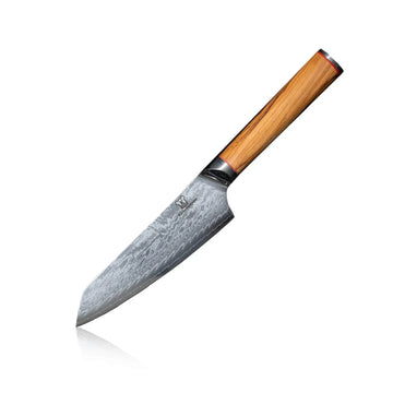 Couteau Santoku Damas Mokuzai