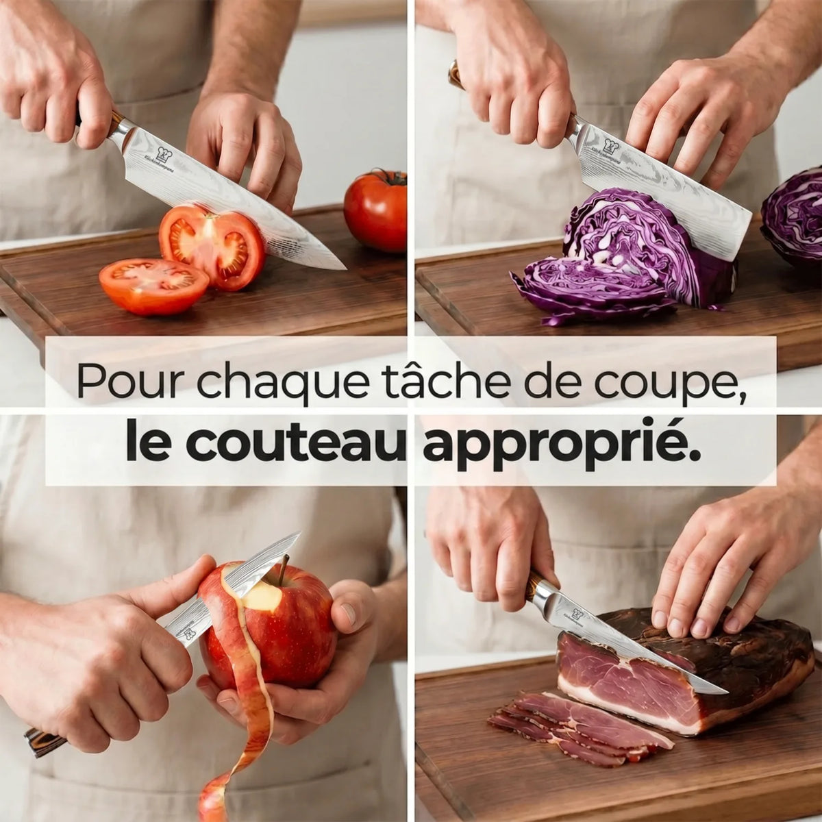 Set de Couteaux Akarui Premium 8 pièces
