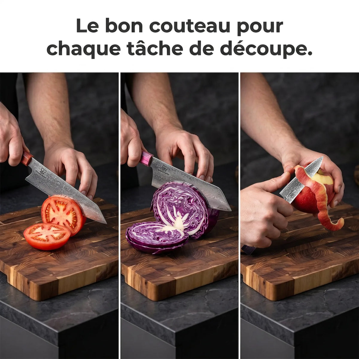 Set de Couteaux Damas Gyuto | Édition Limitée
