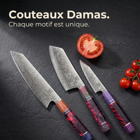 Set de Couteaux Damas Gyuto | Édition Limitée