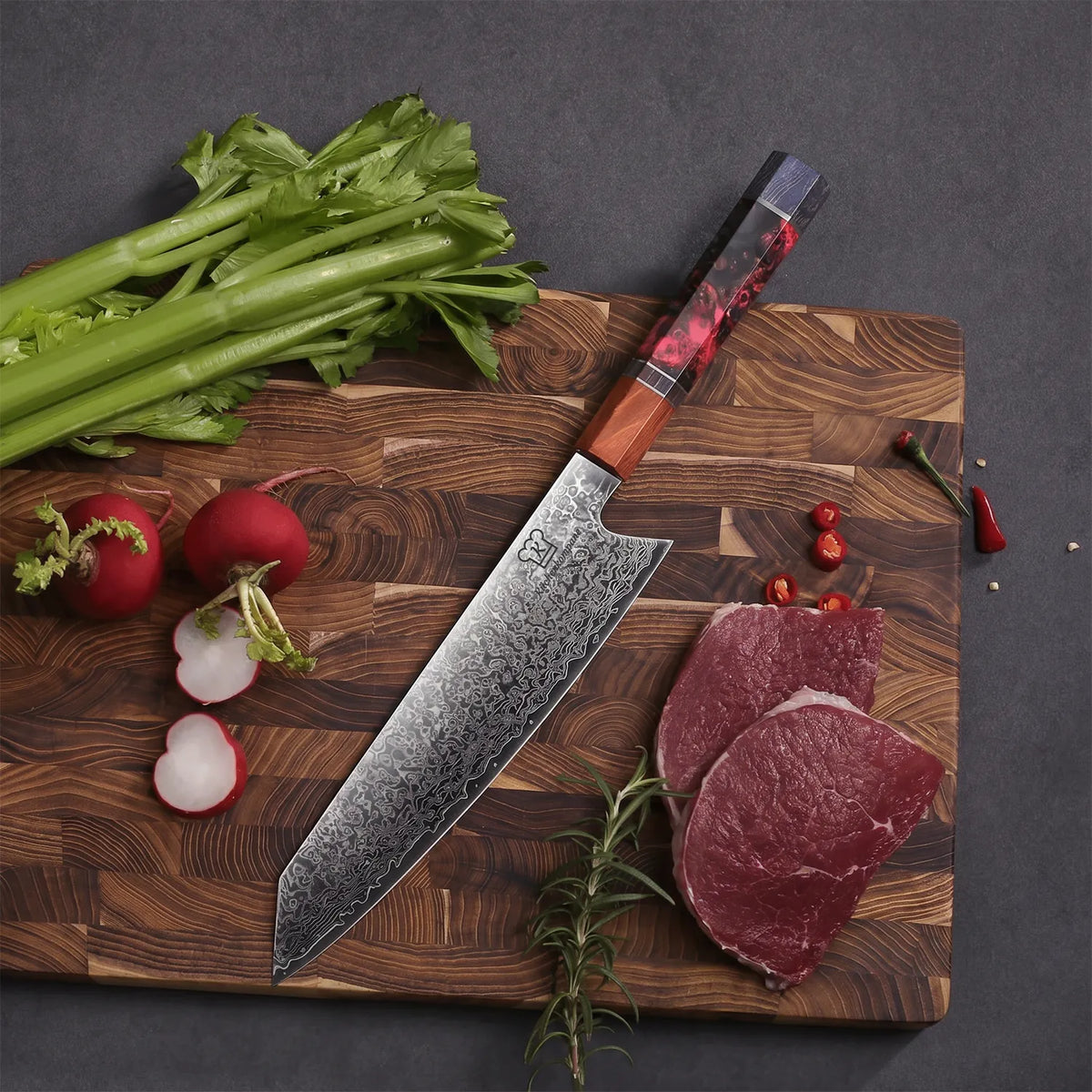 Set de Couteaux Damas Gyuto | Édition Limitée