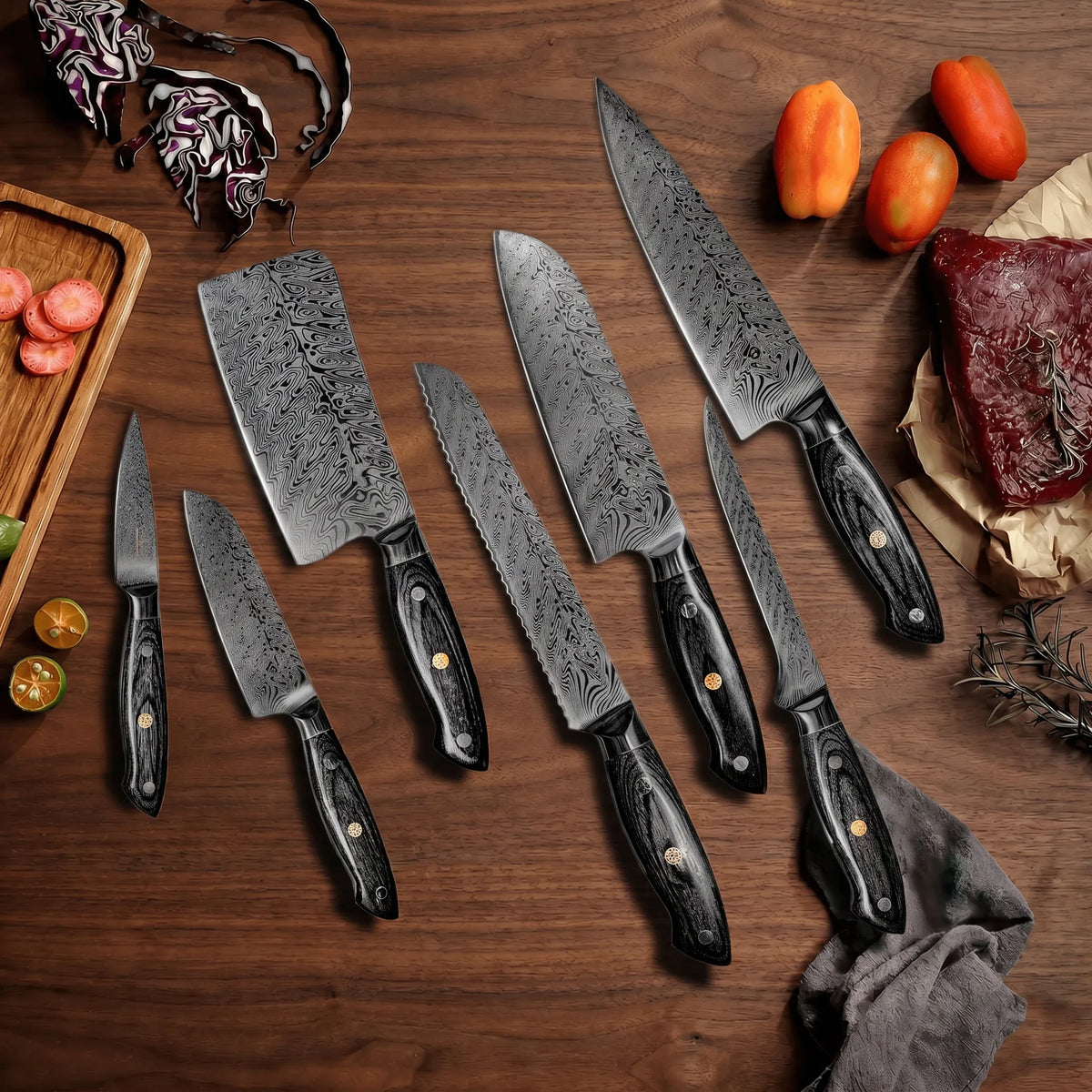 Set de Couteaux Kumai 8 pièces