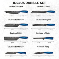 Set de Couteaux Shiburu Premium 8 pièces