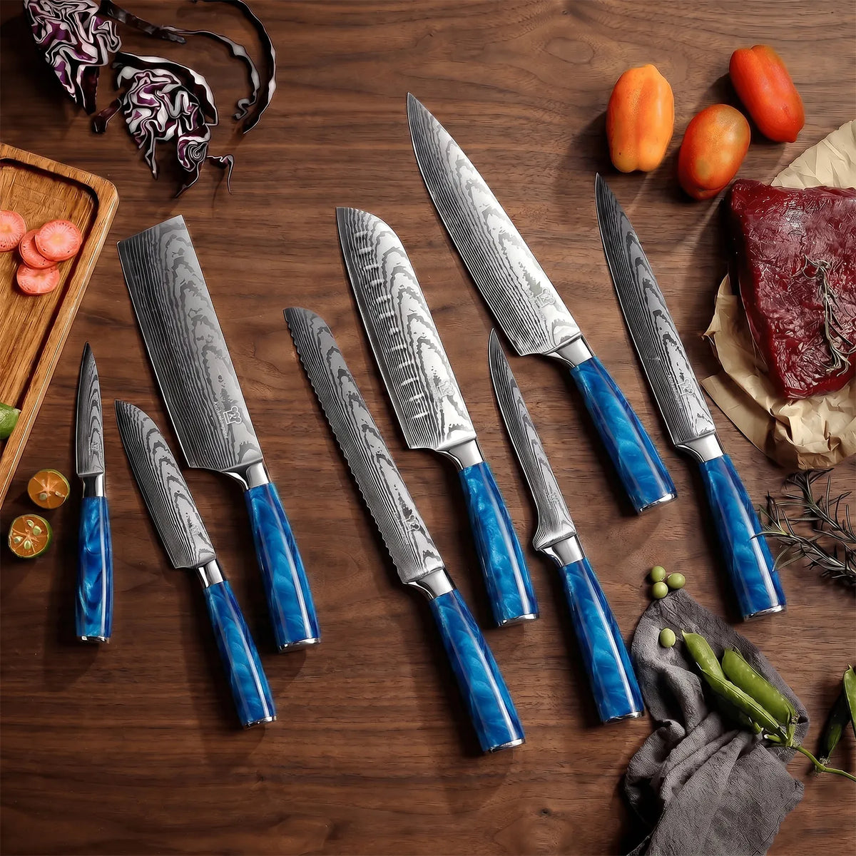 Set de Couteaux Shiburu Premium 8 pièces