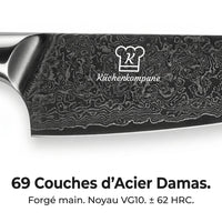 Couteau de Chef Damas Sheru