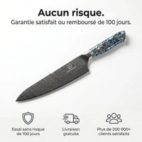 Couteau de Chef Damas Sheru