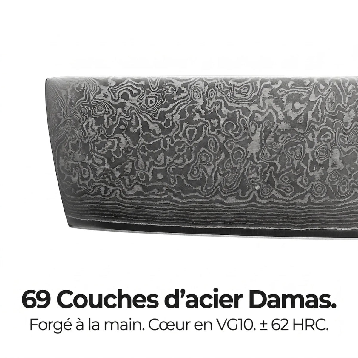 Couteau Nakiri Damas Sheru