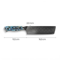 Couteau Nakiri Damas Sheru