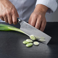 Couteau Nakiri Damas Sheru