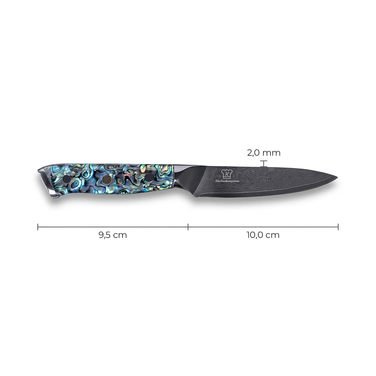 Couteau Petty Damas Sheru
