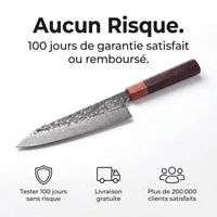 Couteau de Chef Damas Shikku