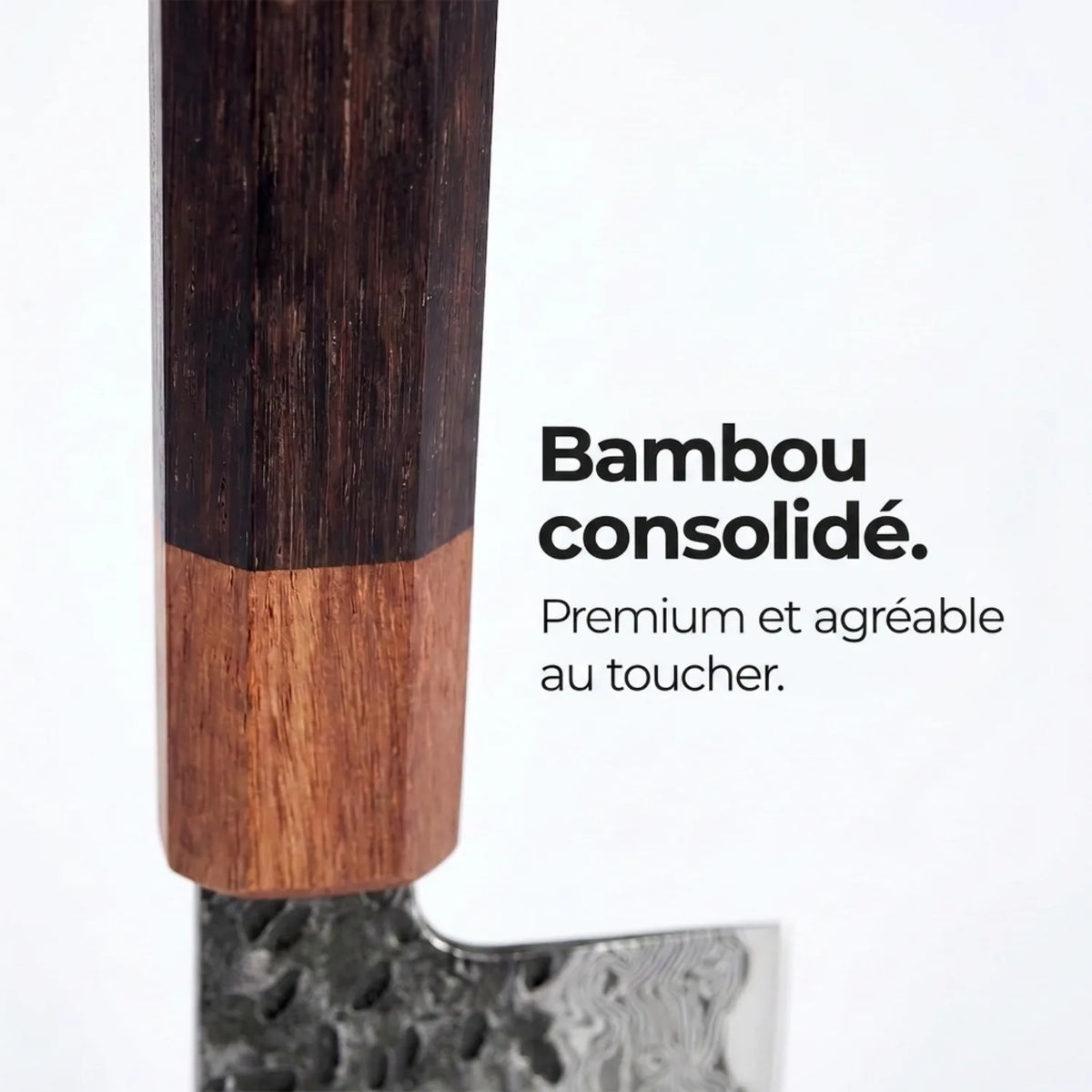 Couteau Nakiri Damas Shikku