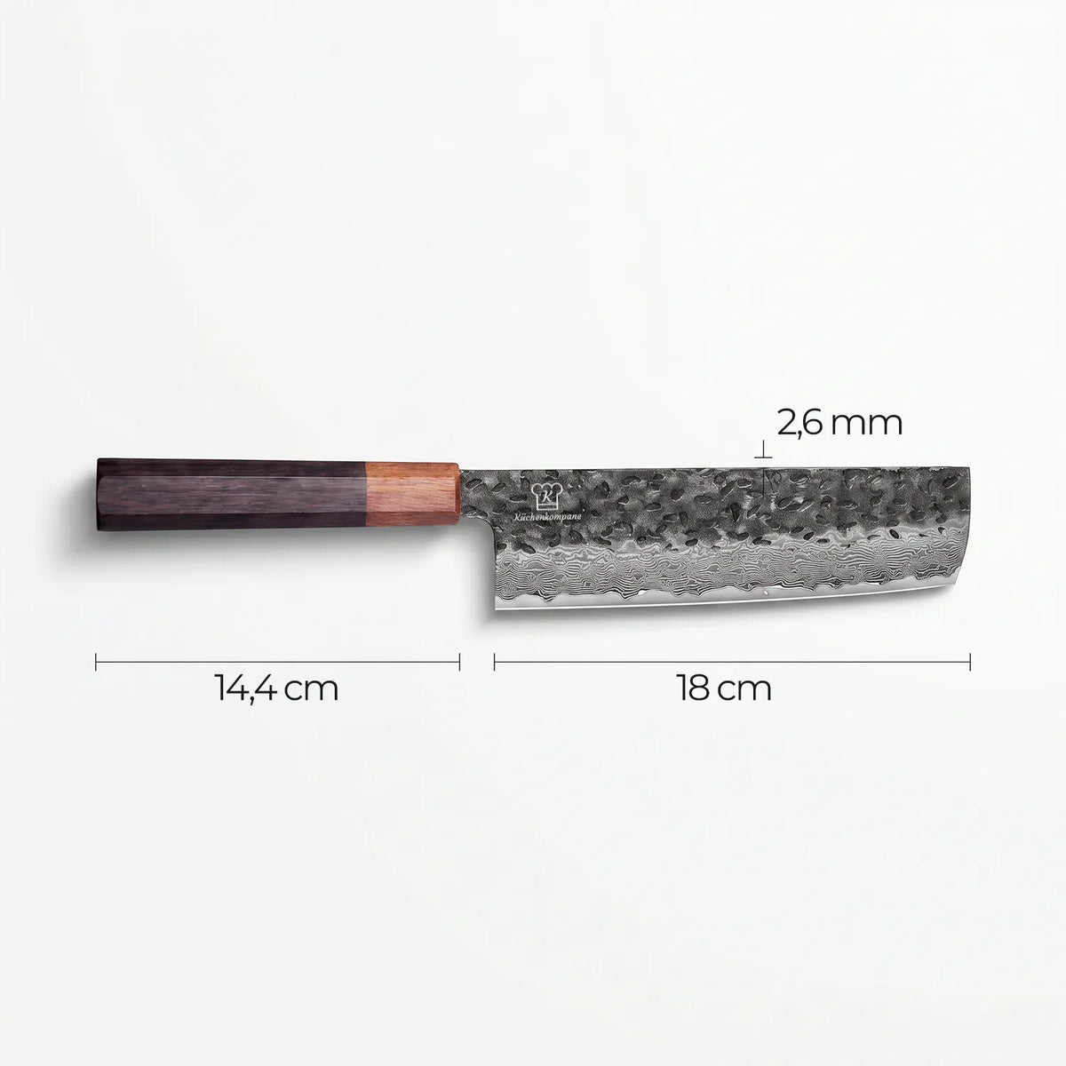 Couteau Nakiri Damas Shikku