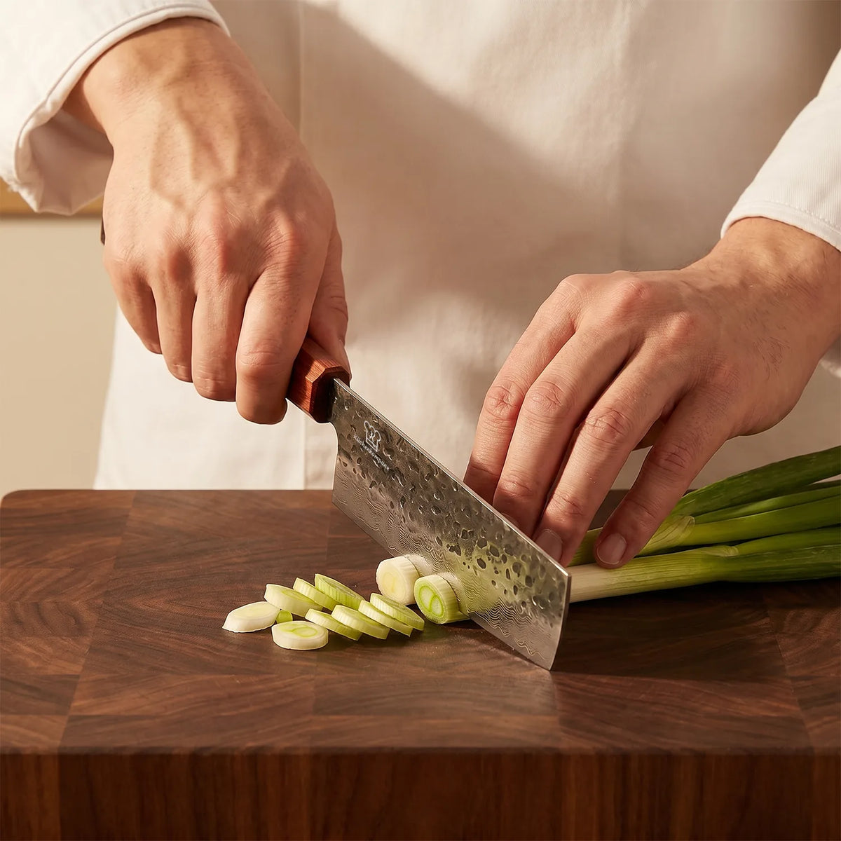 Couteau Nakiri Damas Shikku